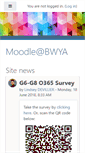 Mobile Screenshot of moodle.ibwya.net